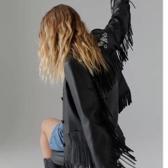 !Vegan fringe Western jacket - Picture 3 of 12
